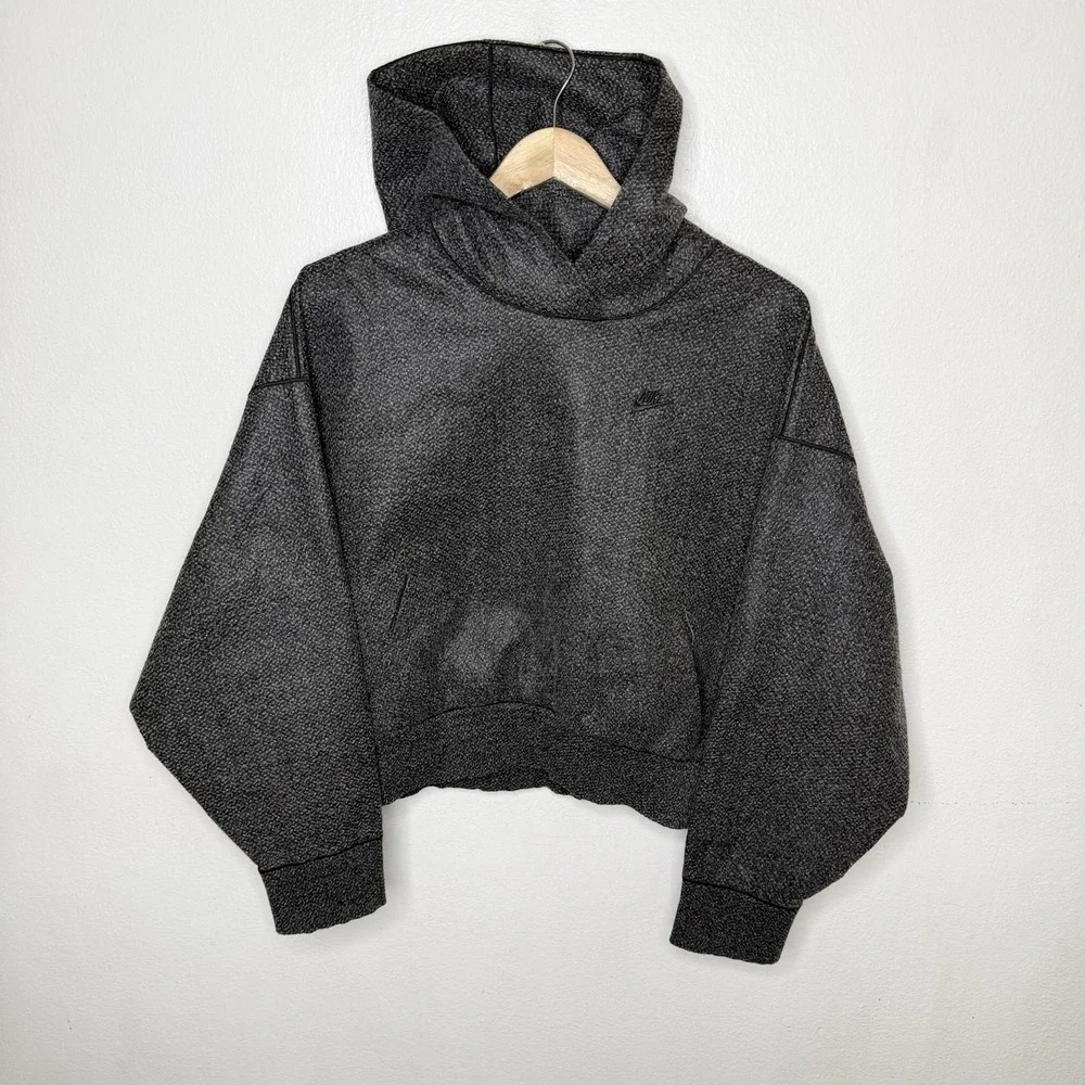 Nike Tech Pack ADV Therma Fit Gray Pullover Hoodie Athleisure Women's Small